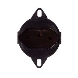 TOMADA 2P+T 10A PRETO PARA PISO WEG - 10869 - Comercial Leal