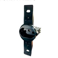 TOMADA REDONDA 2P+T 20A PRETO WEG - 10875 - Comercial Leal