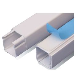 CANALETA BRANCA 40X40X2M SEM DIVISÓRIA COM FITA DE... - Comercial Leal