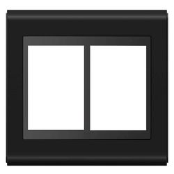 PLACA 4X4 6 MOD PRETO ACETINADO REFINATTO STYLE - ... - Comercial Leal