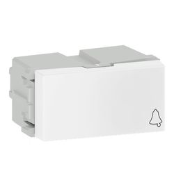 MODULO PULSADOR CAMPANHIA 10A BRANCO REFINATTO - 1... - Comercial Leal