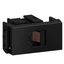 MODULO TELEFONE RJ45 CAT 5E PRETO REFINATTO - 1122 - Comercial Leal