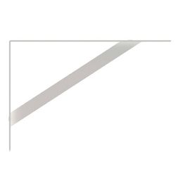 SUPORTE DE PRATELEIRA MÃO FRANCESA BRANCO 22CM BRA... - Comercial Leal