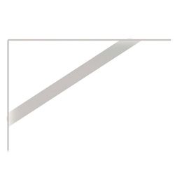 SUPORTE DE PRATELEIRA MÃO FRANCESA BRANCO 27CM BRA... - Comercial Leal