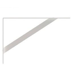 SUPORTE DE PRATELEIRA MÃO FRANCESA BRANCO 37CM BRA... - Comercial Leal