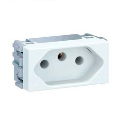 MODULO TOMADA 2P+T 20A BRANCO ESATTA - 13193 - Comercial Leal