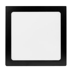 PLAFON LED 18W QUADRADO EMBUTIR 4000K PRETO BIVOLT... - Comercial Leal