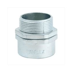 CONECTOR MACHO GIRATÓRIO COM PORCA LATÃO ZINCO 2