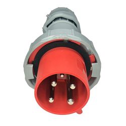 PLUG INDUSTRIAL 440V 63A 3P+T 6H VERMELHO WEG - 1... - Comercial Leal