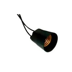 PORTA LAMPADA C/ RABICHO 100W BCO ILUMI - 15789 - Comercial Leal