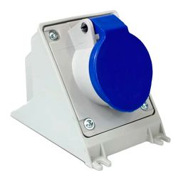 TOMADA SOBREPOR INDUSTRIAL 250V 16A 3P+N+T 9H AZ ... - Comercial Leal