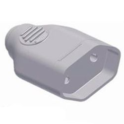 PLUGUE FÊMEA 2P 10A CINZA ILUMI - 04748 - Comercial Leal
