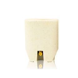 PORTA LAMPADA PORCELANA E27 4A - LISO - 04890 - Comercial Leal