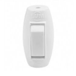 INTERRUPTOR MEIO CORDÃO SIMPLES (PÊRA) BRANCO - 05... - Comercial Leal