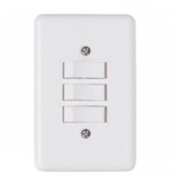 Conjunto 3 Interruptor Simples - Stylus - Ilumi - ... - Comercial Leal