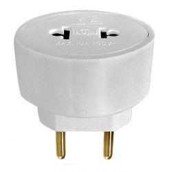 PINO ADAPTADOR 2P UNIVERSAL BRANCO 10A ILUMI - 052... - Comercial Leal