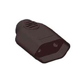 PLUGUE FÊMEA 2P 10A PRETO ILUMI - 06247 - Comercial Leal