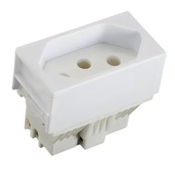 MÓDULO TOMADA 2P+T 10A SLIM - 06429 - Comercial Leal