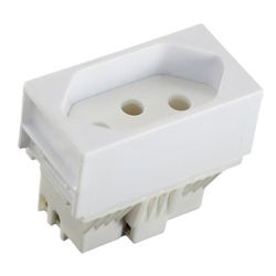 MÓDULO TOMADA 2P+T 20A SLIM - 06430 - Comercial Leal