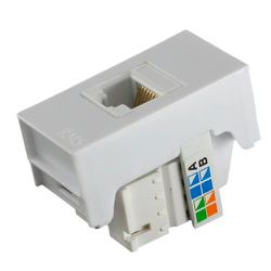 MÓDULO RJ45 8 FIOS SLIM - 06434 - Comercial Leal