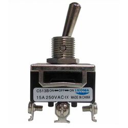 CAHVE ON/OFF/ON 3P PLUS 15A LK513 LUKMA - 06813 - Comercial Leal