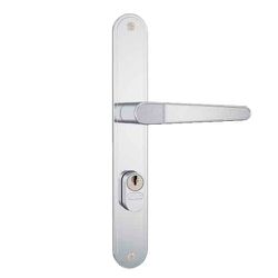 FECHADURA EXTERNA ESTREITA COM ESPELHO INOX 501/50... - Comercial Leal