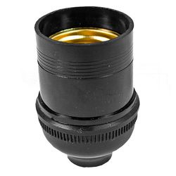 PORTA LAMPADA E27 PENDENTE SEM CHAVE BAQUELITE PRE... - Comercial Leal