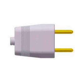 PINO MACHO CHATO 2P 10A CINZA ILUMI - 07167 - Comercial Leal