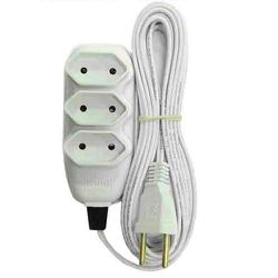 EXTENSAO COMPACTA 2P 10A 1,5MT CZ 3TOM ILUMI - 081... - Comercial Leal
