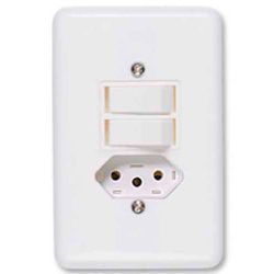 CONJUNTO 1 INTERRUPTOR SIMPLES+ 1 INTERMEDIÁRIO PA... - Comercial Leal
