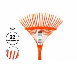 VASSOURA METAL P/ GRAMA E FOLHAS PALETAS FIXA FAMA... - Comercial Leal