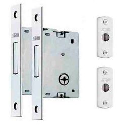 FECHADURA AUXILIAR 1001 (PAR) INOX STAM - 08940 - Comercial Leal