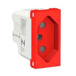 MODULO TOMADA 2P+T 20A VERMELHO ORION - 09001 - Comercial Leal