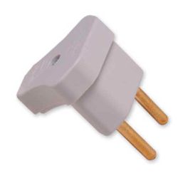 PINO MACHO TRIANGULAR 2P 10A CINZA ILUMI - 09019 - Comercial Leal