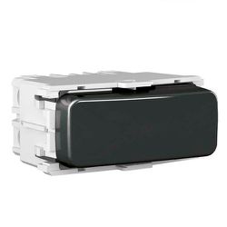 INTERRUPTOR BIPOLAR PARALELO PRETO COMPOSÉ - 09083 - Comercial Leal