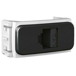 MODULO RJ45 CAT 5E PRETO COMPOSE - 09097 - Comercial Leal