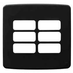 PLACA 4X4 6 MOD PRETO COMPOSÉ - 09187 - Comercial Leal