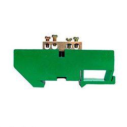 BARRAMENTO ATERRAMENTO COM 4 BORNES VERDE LUKMA - ... - Comercial Leal