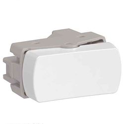 MODULO INTERRUPTOR SIMPLES BRANCO MILUZ - 09300 - Comercial Leal