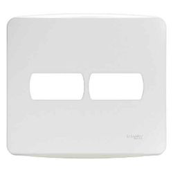 PLACA COM SUPORTE 4X4 2 MÓDULOS HORIZ BRANCO MILUZ... - Comercial Leal