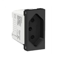 MODULO TOMADA 2P+T 10A STELLAR BLACK ORION - 09612 - Comercial Leal
