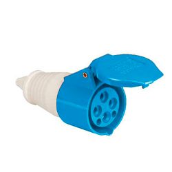 ACOPLAMENTO INDUSTRIAL 250V 16A 3P+T 9H AZ WEG - 0... - Comercial Leal