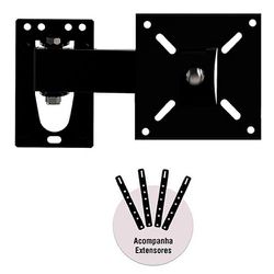 SUPORTE PARA TV ARTICULADO 3 MOV 10/56 - 09705 - Comercial Leal