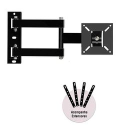 SUPORTE PARA TV ARTICULADO 4 MOV 10/56 - 09706 - Comercial Leal