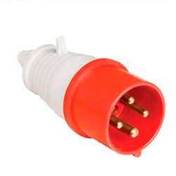 PLUGUE INDUSTRIAL 380/440V 32A 3P+T 6H VERMELHO WE... - Comercial Leal