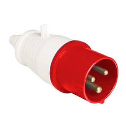 PLUGUE INDUSTRIAL 380/440V 32A 2P+T 9H VERMELHO WE... - Comercial Leal