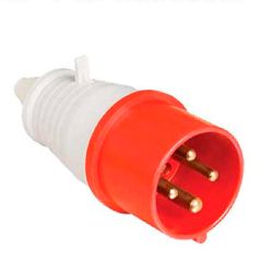 PLUGUE INDUSTRIAL 380/440V 16A 3P+T 6H VERMELHO WE... - Comercial Leal