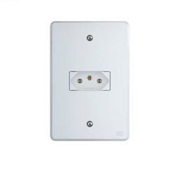 CONJUNTO TOMADA 2P+T 20A BRANCO EQUILE - 09804 - Comercial Leal