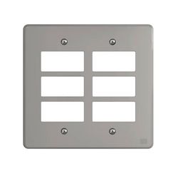 PLACA 4X4 6 MOD CINZA EQUILE - 09811 - Comercial Leal