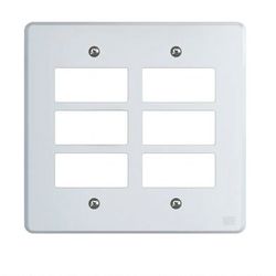 PLACA 4X4 6 MOD BRANCO EQUILE - 09812 - Comercial Leal